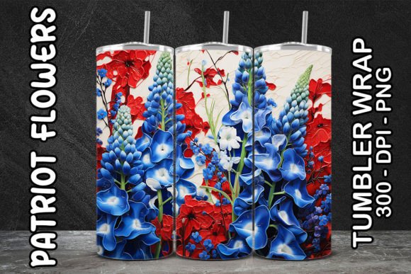 3D Blue Delphiniums Flower Tumbler 4: Integrating Digital Assets into Sublimation Workflows
