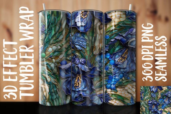 3D Bluebell Tumbler Wrap: A Versatile and Stylish Addition to Your Drinkware