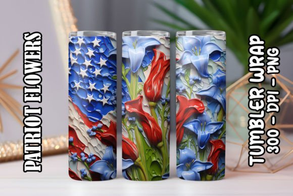 3D Bluebells Flower Tumbler 7 Design Guide