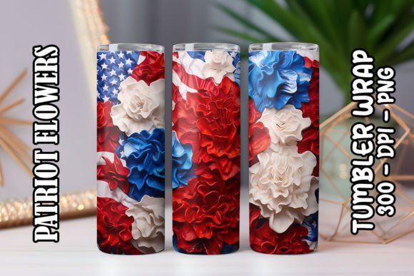 3D Red Carnations Flower Tumbler 3: Integrating Digital Assets into Sublimation Workflows