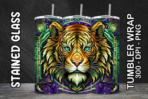 3D Tiger Mystical Tumbler 3: A Unique and Artistic Drinkware Option