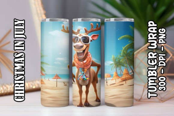 Discover the Versatile 3D Reindeer Tumbler 12 for Creative and Practical Use