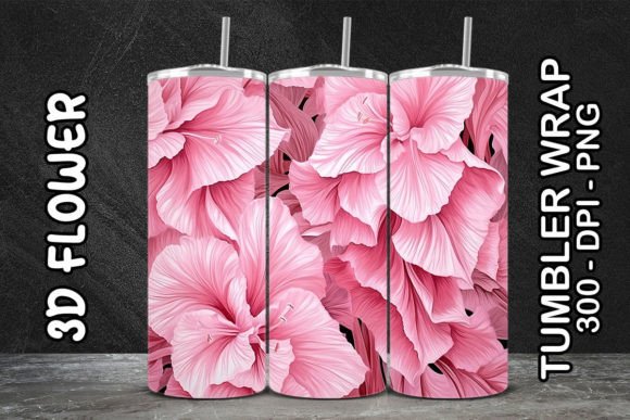 Discover the Versatility of 3D Gladiolus Flower Tumbler 3 for Your Creative Projects