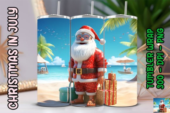 Elevating Holiday Merchandise: The Strategic Value of the 3D Santa Claus Tumbler 5 Digital Asset