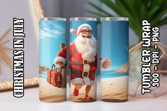 Embrace the Holiday Spirit with a 3D Santa Claus Tumbler