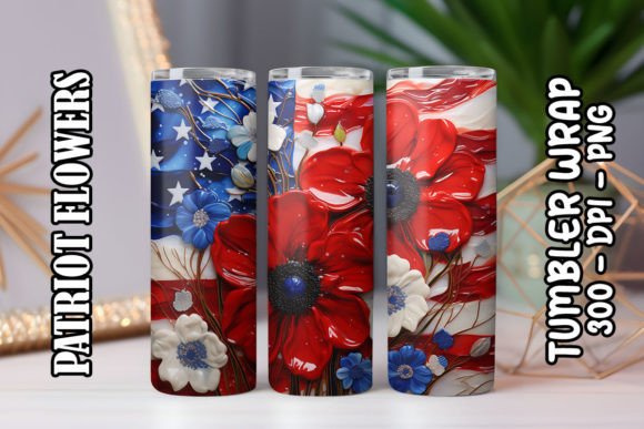 Evaluating the 3D Red Anemones Flower Tumbler 2 Digital Sublimation Design