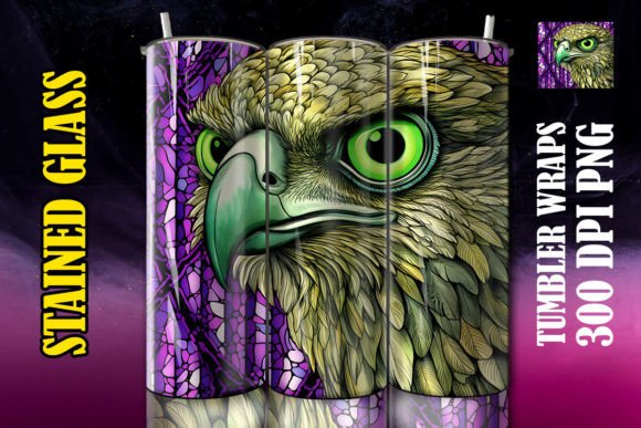 Explore the 3D Harpy Eagle Mystical Tumbler