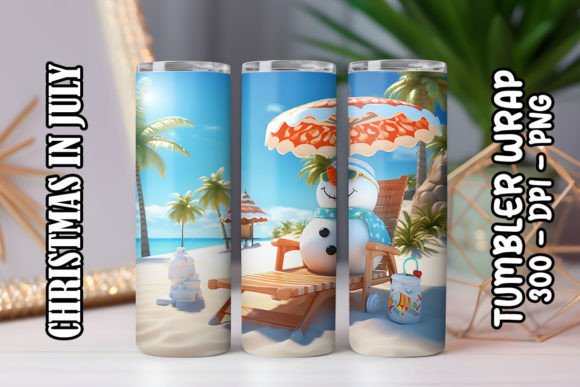 Explore the Magic of 3D Frosty the Snowman Tumbler 12