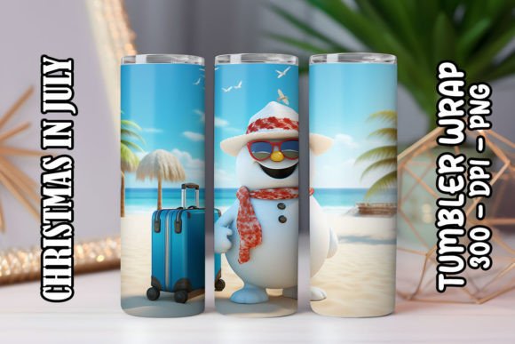 Exploring the 3D Frosty the Snowman Tumbler 17 and Its PNG Wrap File