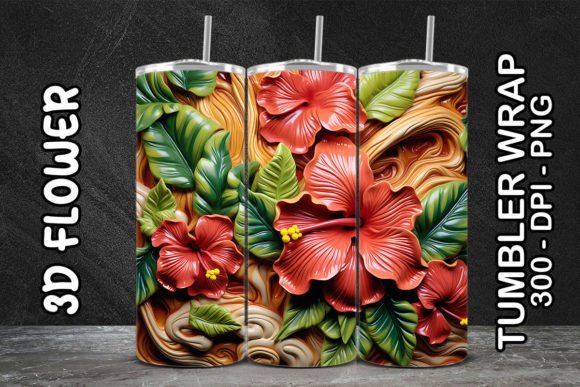 Exploring the 3D Hibiscus Flower Tumbler 3 and Its Versatile PNG File