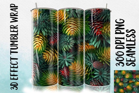Unlocking the Potential of 3D Fir Needle Tumbler Wrap 1